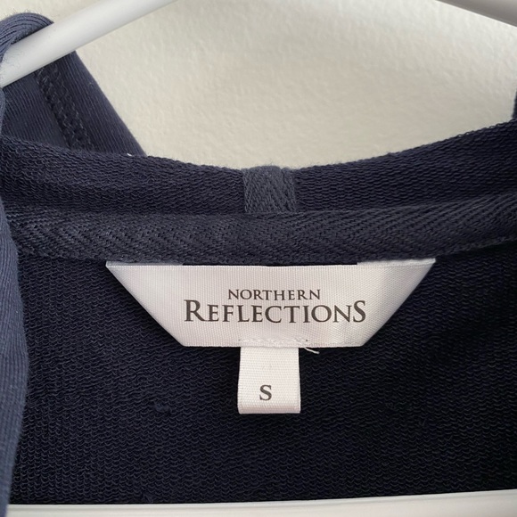 Northern Reflections Navy Blue Zip Hoodie, Size S - Picture 6 of 7